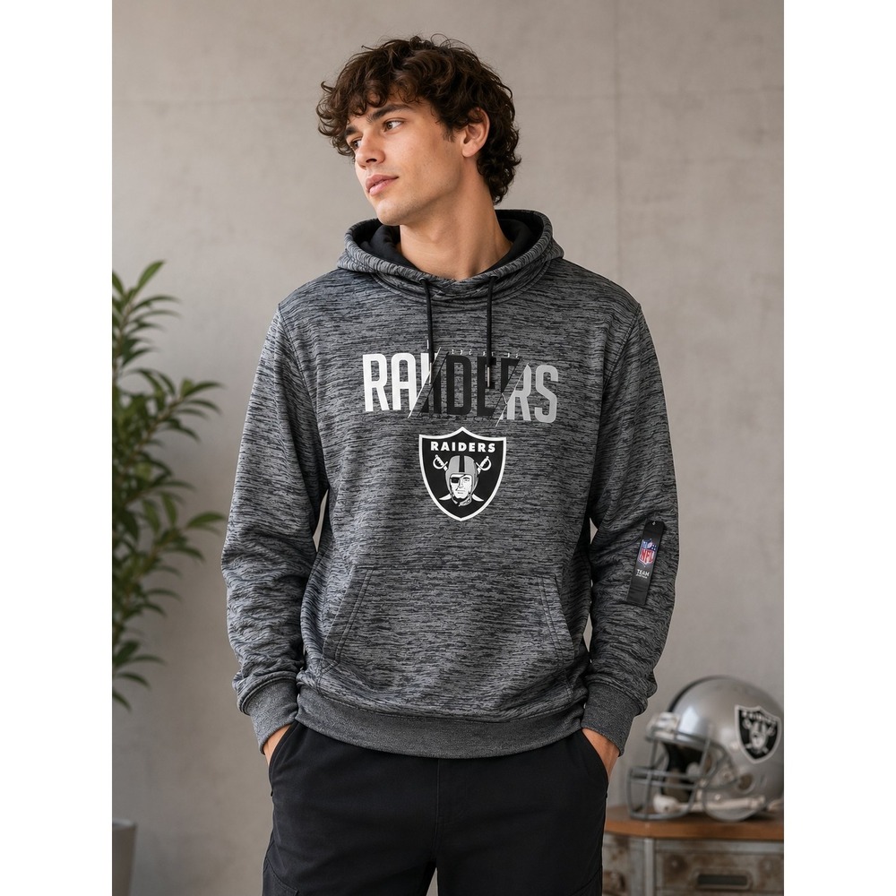 Las Vegas Raiders Official NFL Apparel Hooded M Sweatshirt NWT Football Sports